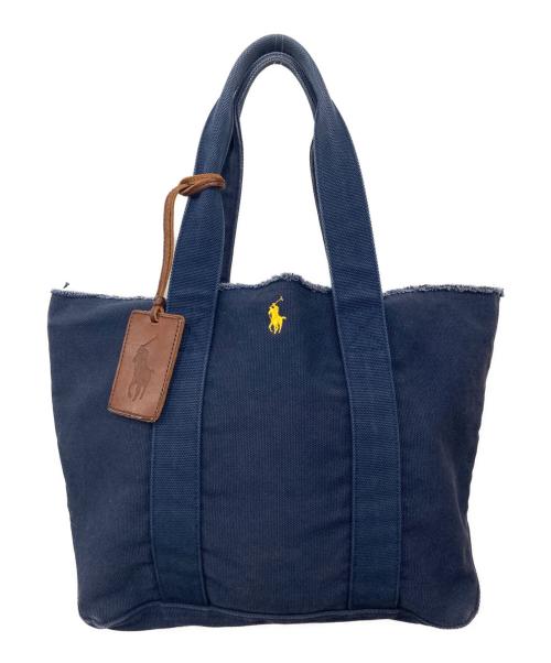 POLO RALPH LAUREN（ポロ・ラルフローレン）POLO RALPH LAUREN (ポロ・ラルフローレン) デニムトートバッグ インディゴの古着・服飾アイテム