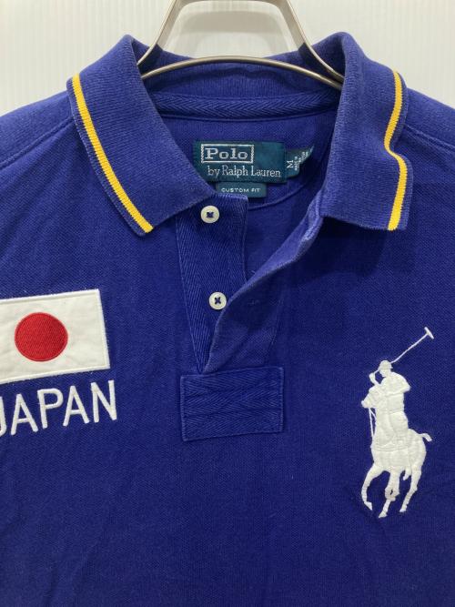 POLO RALPH LAUREN（ポロ・ラルフローレン）POLO RALPH LAUREN (ポロ・ラルフローレン) ナンバリングポロシャツ ブルー サイズ:Mの古着・服飾アイテム