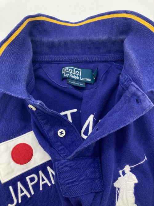 POLO RALPH LAUREN（ポロ・ラルフローレン）POLO RALPH LAUREN (ポロ・ラルフローレン) ナンバリングポロシャツ ブルー サイズ:Mの古着・服飾アイテム