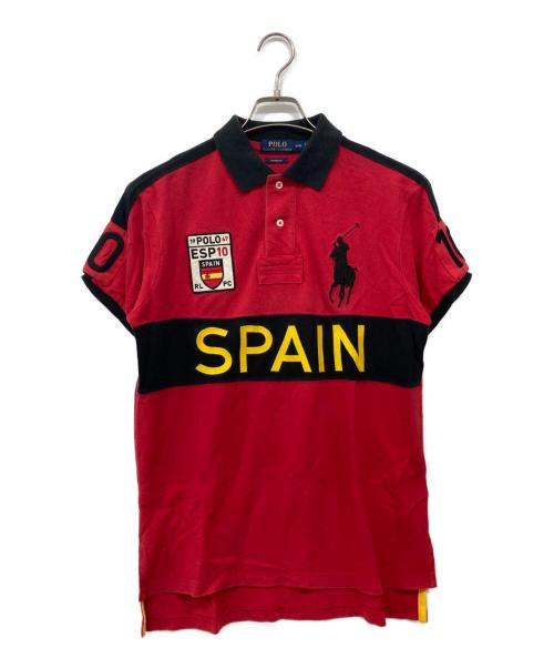 POLO RALPH LAUREN（ポロ・ラルフローレン）POLO RALPH LAUREN (ポロ・ラルフローレン) ビッグポニーポロシャツ レッド サイズ:Mの古着・服飾アイテム