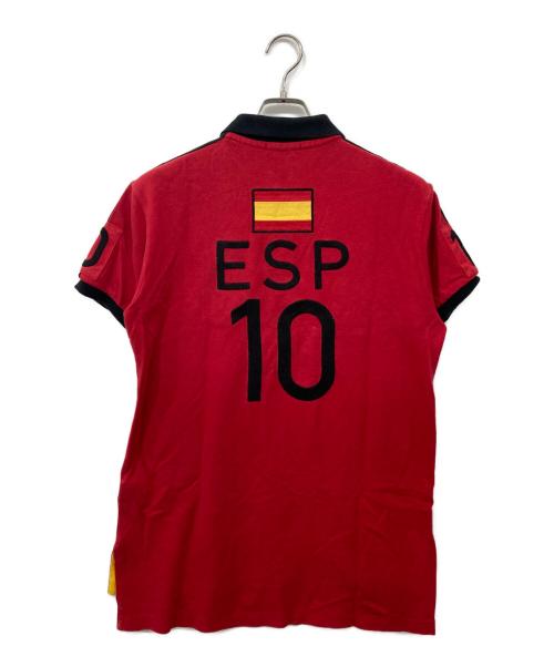 POLO RALPH LAUREN（ポロ・ラルフローレン）POLO RALPH LAUREN (ポロ・ラルフローレン) ビッグポニーポロシャツ レッド サイズ:Mの古着・服飾アイテム