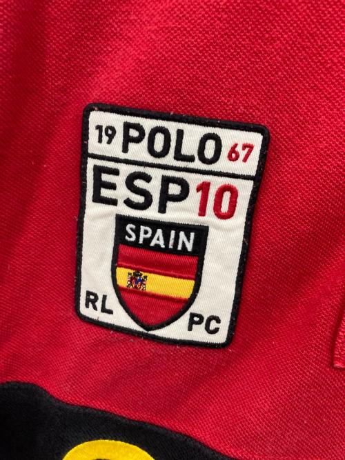 POLO RALPH LAUREN（ポロ・ラルフローレン）POLO RALPH LAUREN (ポロ・ラルフローレン) ビッグポニーポロシャツ レッド サイズ:Mの古着・服飾アイテム