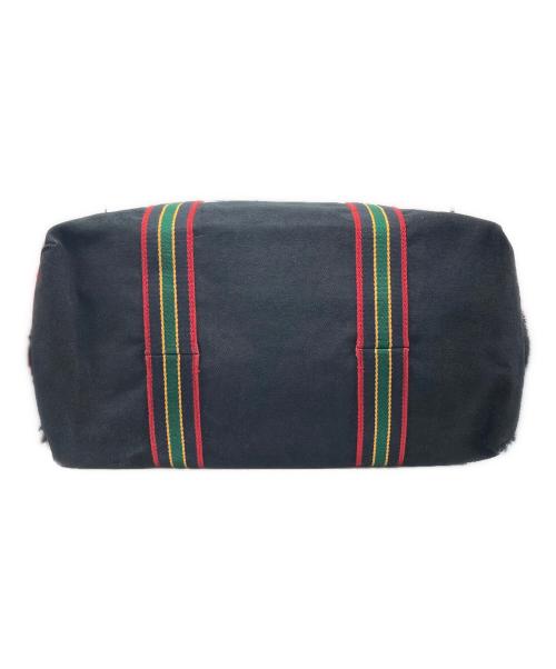 Rugby Ralph Lauren（ラグビーラルフローレン）Rugby Ralph Lauren (ラグビーラルフローレン) パッチワークビッグトートバッグ レッド×グリーン×ブラックの古着・服飾アイテム
