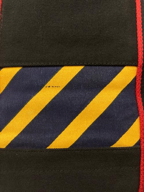 Rugby Ralph Lauren（ラグビーラルフローレン）Rugby Ralph Lauren (ラグビーラルフローレン) パッチワークビッグトートバッグ レッド×グリーン×ブラックの古着・服飾アイテム