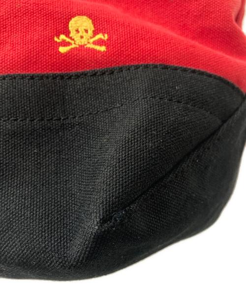 Rugby Ralph Lauren（ラグビーラルフローレン）Rugby Ralph Lauren (ラグビーラルフローレン) パッチワークビッグトートバッグ レッド×グリーン×ブラックの古着・服飾アイテム