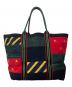 Rugby Ralph Lauren (ラグビーラルフローレン) パッチワークビッグトートバッグ レッド×グリーン×ブラック：15000円