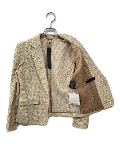 ANAYI（アナイ）ANAYI (アナイ) リネン混シングルサマージャケット ベージュ サイズ:36 未使用品の古着・服飾アイテム
