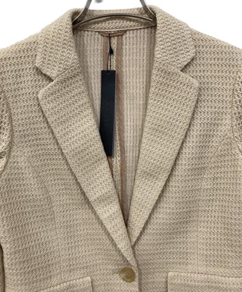 ANAYI（アナイ）ANAYI (アナイ) リネン混シングルサマージャケット ベージュ サイズ:36 未使用品の古着・服飾アイテム