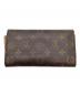 LOUIS VUITTON (ルイ ヴィトン) 長財布 ブラウン：5000円