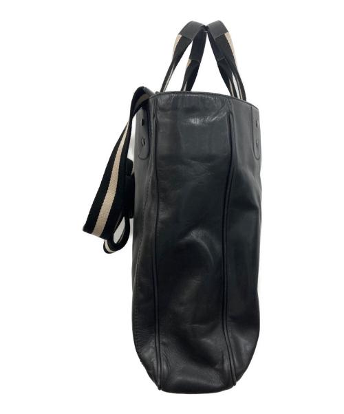 BALLY（バリー）BALLY (バリー) 2WAYレザートートバッグ ブラックの古着・服飾アイテム