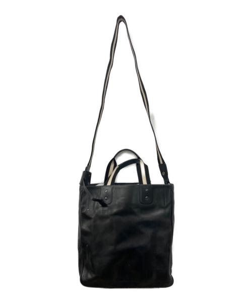 BALLY（バリー）BALLY (バリー) 2WAYレザートートバッグ ブラックの古着・服飾アイテム