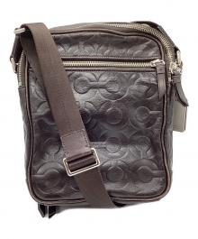 COACH（コーチ）の古着「レザーショルダーバッグ」｜ブラウン
