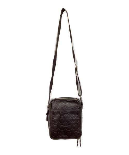 COACH（コーチ）COACH (コーチ) レザーショルダーバッグ ブラウンの古着・服飾アイテム
