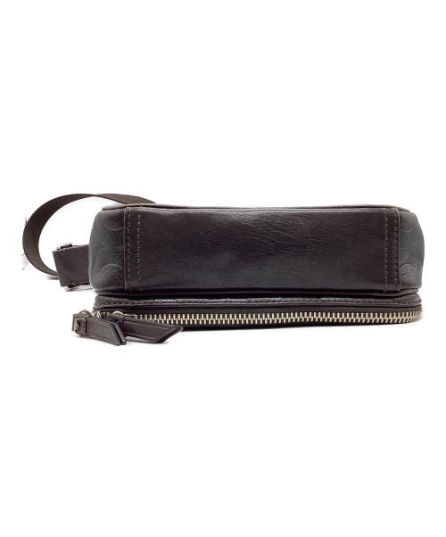COACH（コーチ）COACH (コーチ) レザーショルダーバッグ ブラウンの古着・服飾アイテム