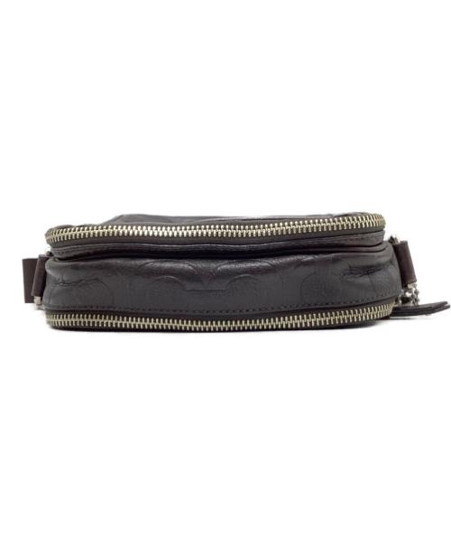 COACH（コーチ）COACH (コーチ) レザーショルダーバッグ ブラウンの古着・服飾アイテム