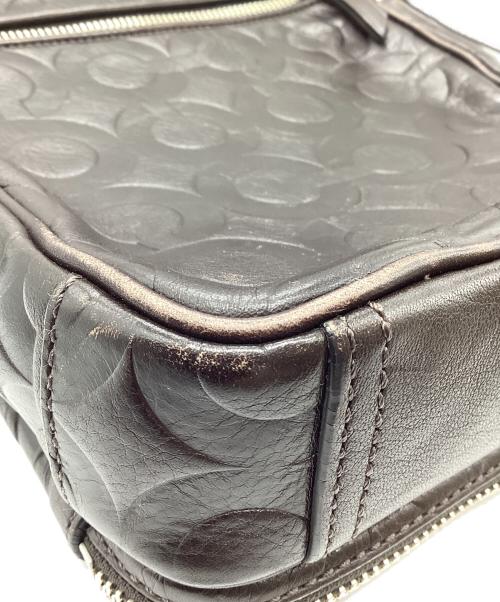 COACH（コーチ）COACH (コーチ) レザーショルダーバッグ ブラウンの古着・服飾アイテム