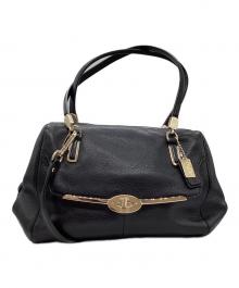 COACH（コーチ）の古着「2WAY マディソン ハンドバッグ」｜ブラック