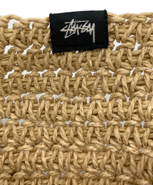 stussy（ステューシー）stussy (ステューシー) ストローバッグ ベージュの古着・服飾アイテム