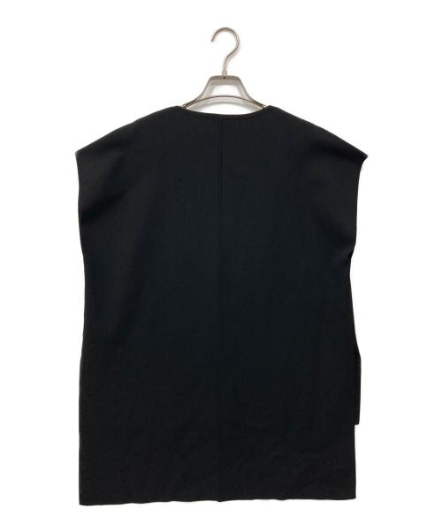 LE PHIL（ル フィル）LE PHIL (ル フィル) vネックニットジレ ブラック サイズ:Freeの古着・服飾アイテム