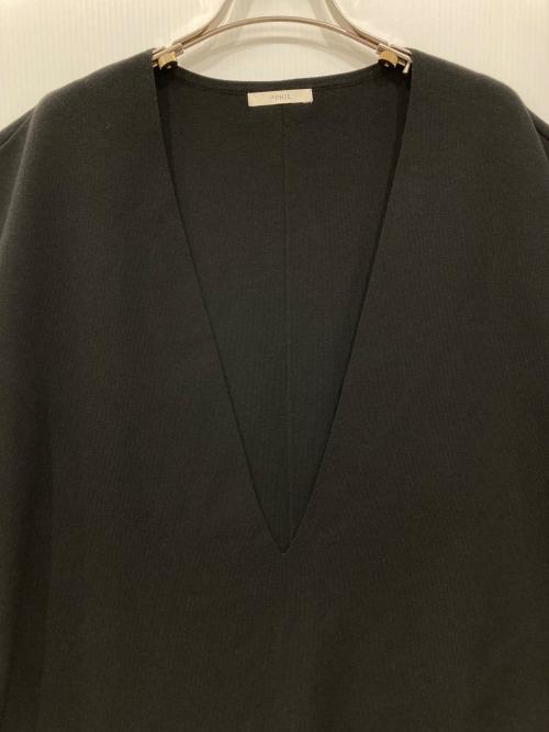 LE PHIL（ル フィル）LE PHIL (ル フィル) vネックニットジレ ブラック サイズ:Freeの古着・服飾アイテム