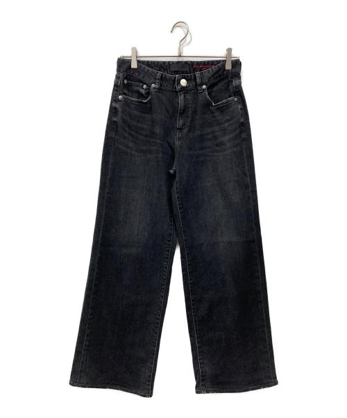 RED CARD（レッドカード）RED CARD (レッドカード) ワイドデニムパンツ ブラック サイズ:25の古着・服飾アイテム