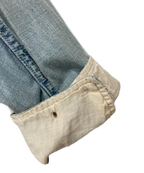 ku（クウ）ku (クウ) ビーズカバーオール インディゴ サイズ:Lの古着・服飾アイテム