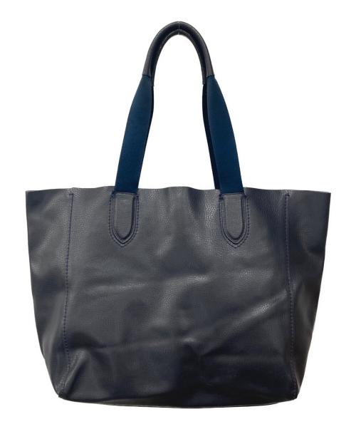 COACH（コーチ）COACH (コーチ) ソフトレザートートバッグ ネイビーの古着・服飾アイテム