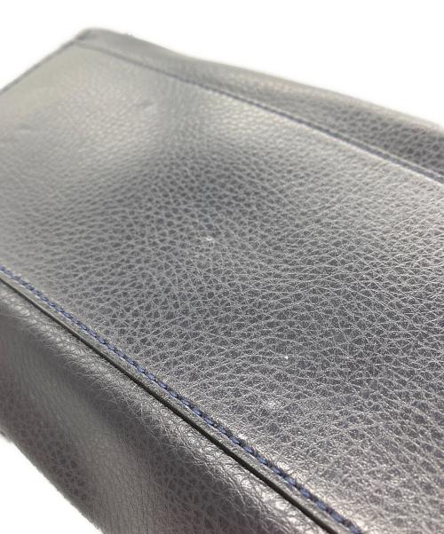 COACH（コーチ）COACH (コーチ) ソフトレザートートバッグ ネイビーの古着・服飾アイテム