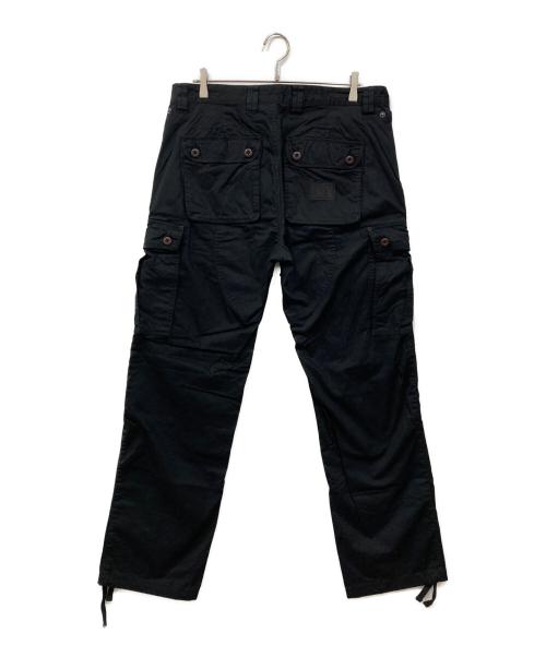 ARMANI EXCHANGE（アルマーニ エクスチェンジ）ARMANI EXCHANGE (アルマーニ エクスチェンジ) ギミックパンツ ブラック サイズ:SIZE 91cm (W36)の古着・服飾アイテム