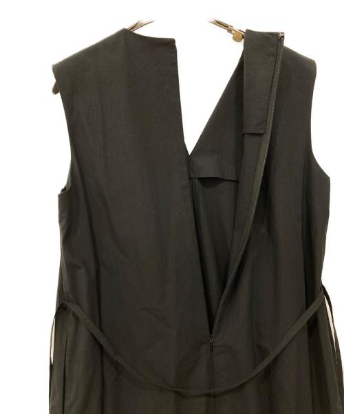UNITED ARROWS（ユナイテッドアローズ）UNITED ARROWS (ユナイテッドアローズ) キーネック マキシワンピース ブラック サイズ:36の古着・服飾アイテム