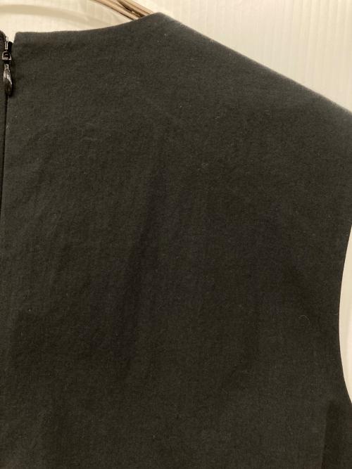 UNITED ARROWS（ユナイテッドアローズ）UNITED ARROWS (ユナイテッドアローズ) キーネック マキシワンピース ブラック サイズ:36の古着・服飾アイテム