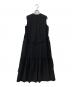 UNITED ARROWS (ユナイテッドアローズ) キーネック マキシワンピース ブラック サイズ:36：5000円