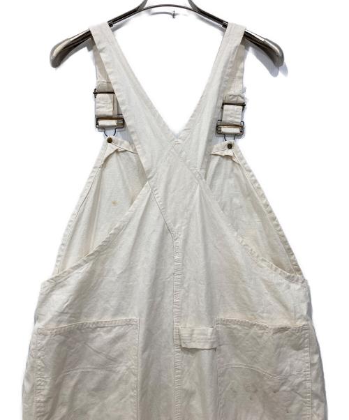 USED（ユーズド）USED (ユーズド) ヴィンテージオーバーオール ホワイト サイズ:不明の古着・服飾アイテム
