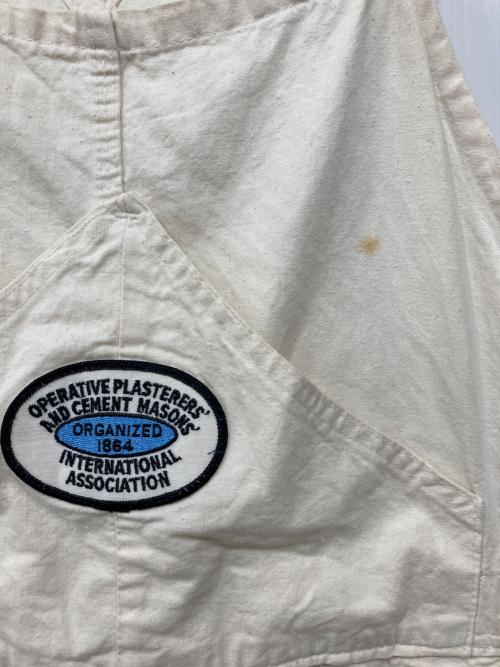 USED（ユーズド）USED (ユーズド) ヴィンテージオーバーオール ホワイト サイズ:不明の古着・服飾アイテム