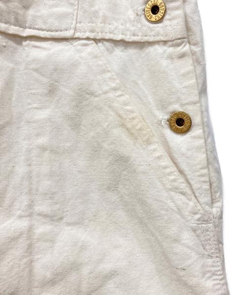 USED（ユーズド）USED (ユーズド) ヴィンテージオーバーオール ホワイト サイズ:不明の古着・服飾アイテム