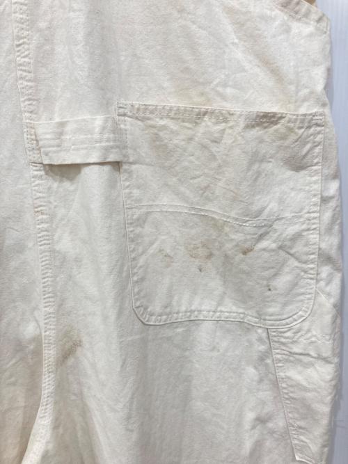 USED（ユーズド）USED (ユーズド) ヴィンテージオーバーオール ホワイト サイズ:不明の古着・服飾アイテム