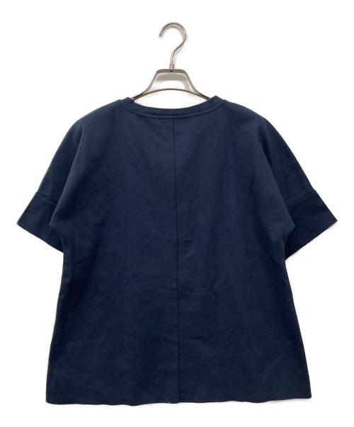 WEEKEND Max Mara（ウィークエンド マックスマーラ）WEEKEND Max Mara (ウィークエンド マックスマーラ) ビジューカットソー ネイビー サイズ:Mの古着・服飾アイテム