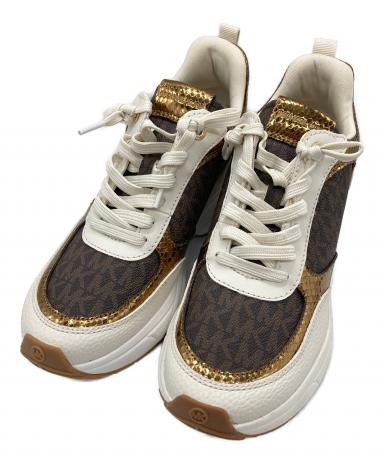 MICHAEL KORS ホワイト/ブラウン スニーカー US 8M 中古・古着通販】MICHAEL MICHAEL KORS (マイケル マイケルコース