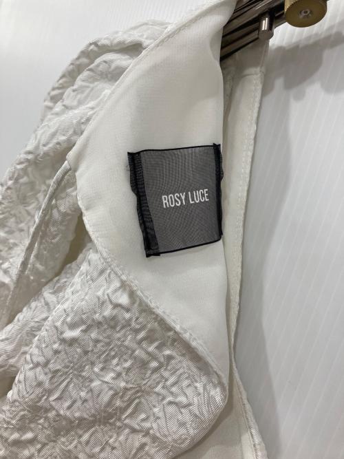ROSY LUCE（ロージールーチェ）ROSY LUCE (ロージールーチェ) パフスリーブブラウス ホワイト サイズ:Sの古着・服飾アイテム