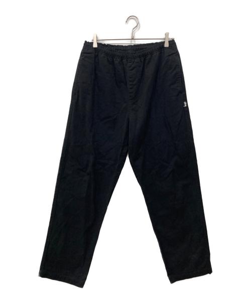 stussy（ステューシー）stussy (ステューシー) コットンパンツ ブラック サイズ:Mの古着・服飾アイテム