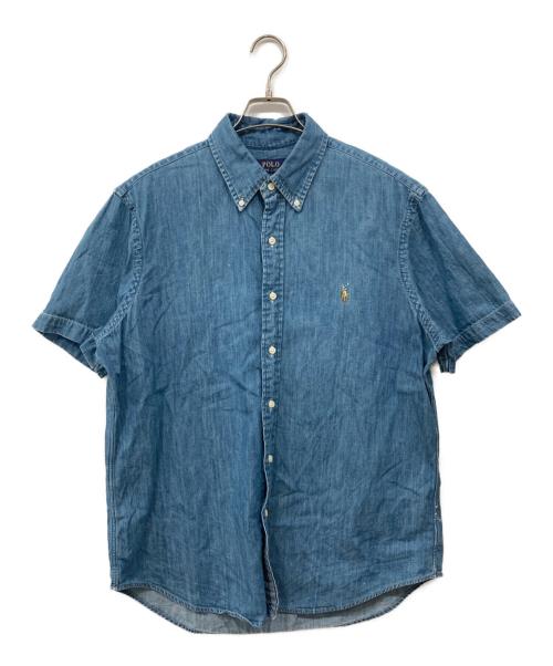 POLO RALPH LAUREN（ポロ・ラルフローレン）POLO RALPH LAUREN (ポロ・ラルフローレン) デニムシャツ インディゴ サイズ:Lの古着・服飾アイテム