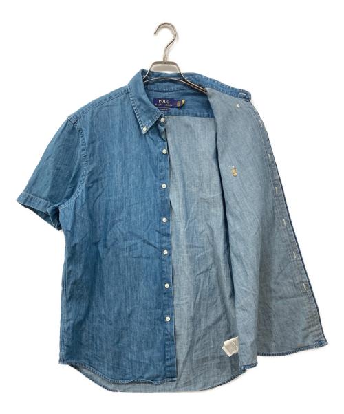POLO RALPH LAUREN（ポロ・ラルフローレン）POLO RALPH LAUREN (ポロ・ラルフローレン) デニムシャツ インディゴ サイズ:Lの古着・服飾アイテム