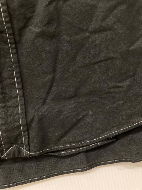 RALPH LAUREN（ラルフローレン）RALPH LAUREN (ラルフローレン) スタンドカラーシャツ ブラック サイズ:16の古着・服飾アイテム