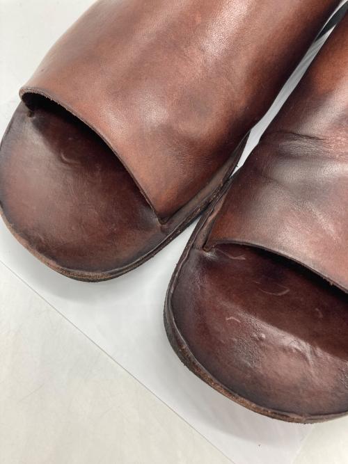 brador（ブラドール）BRADOR (ブラドール) レザーサンダル ブラウン サイズ:42の古着・服飾アイテム