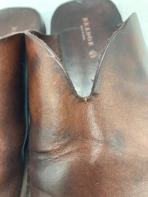 brador（ブラドール）BRADOR (ブラドール) レザーサンダル ブラウン サイズ:42の古着・服飾アイテム