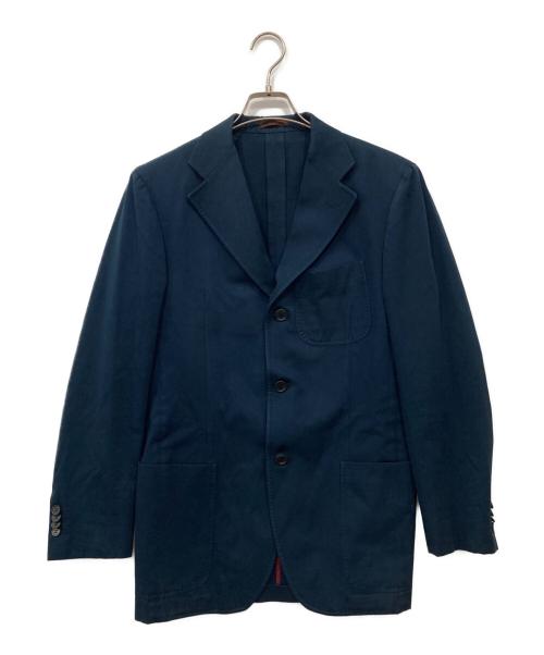 ETRO（エトロ）ETRO (エトロ) コットン3Bテーラードジャケット ネイビー サイズ:48の古着・服飾アイテム