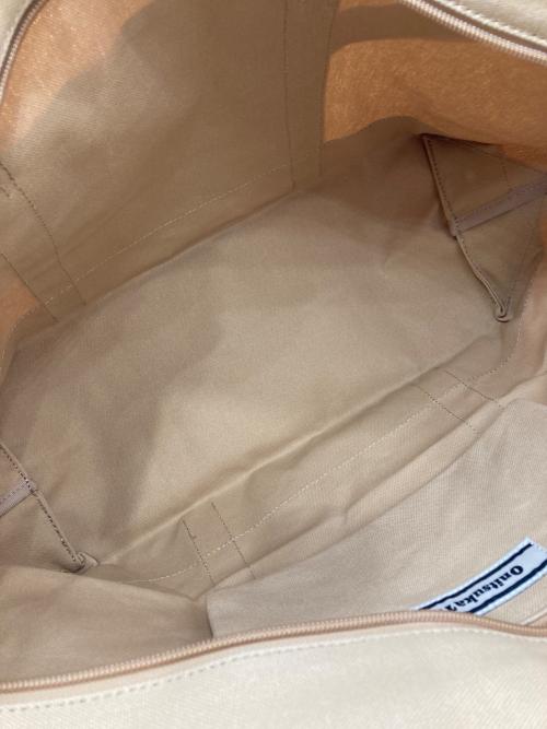 Onitsuka Tiger（オニツカタイガー）Onitsuka Tiger (オニツカタイガー) トートバッグ ベージュ×オレンジ 未使用品の古着・服飾アイテム