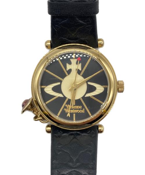 Vivienne Westwood（ヴィヴィアンウエストウッド）Vivienne Westwood (ヴィヴィアンウエストウッド) 腕時計 ブラックの古着・服飾アイテム