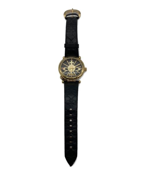 Vivienne Westwood（ヴィヴィアンウエストウッド）Vivienne Westwood (ヴィヴィアンウエストウッド) 腕時計 ブラックの古着・服飾アイテム
