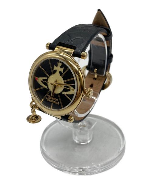 Vivienne Westwood（ヴィヴィアンウエストウッド）Vivienne Westwood (ヴィヴィアンウエストウッド) 腕時計 ブラックの古着・服飾アイテム